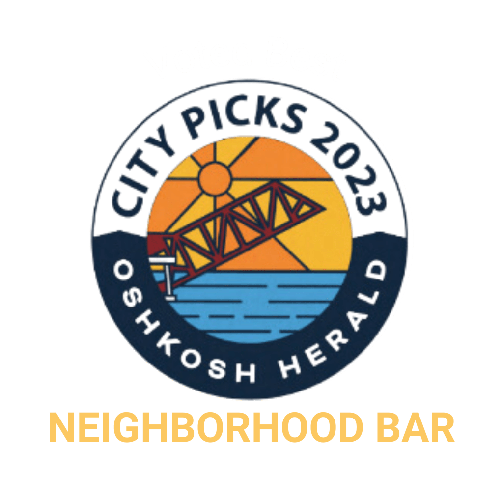 Jerry's Voted Best Neighborhood Bar (2023) in "Best of Oshkosh Awards"