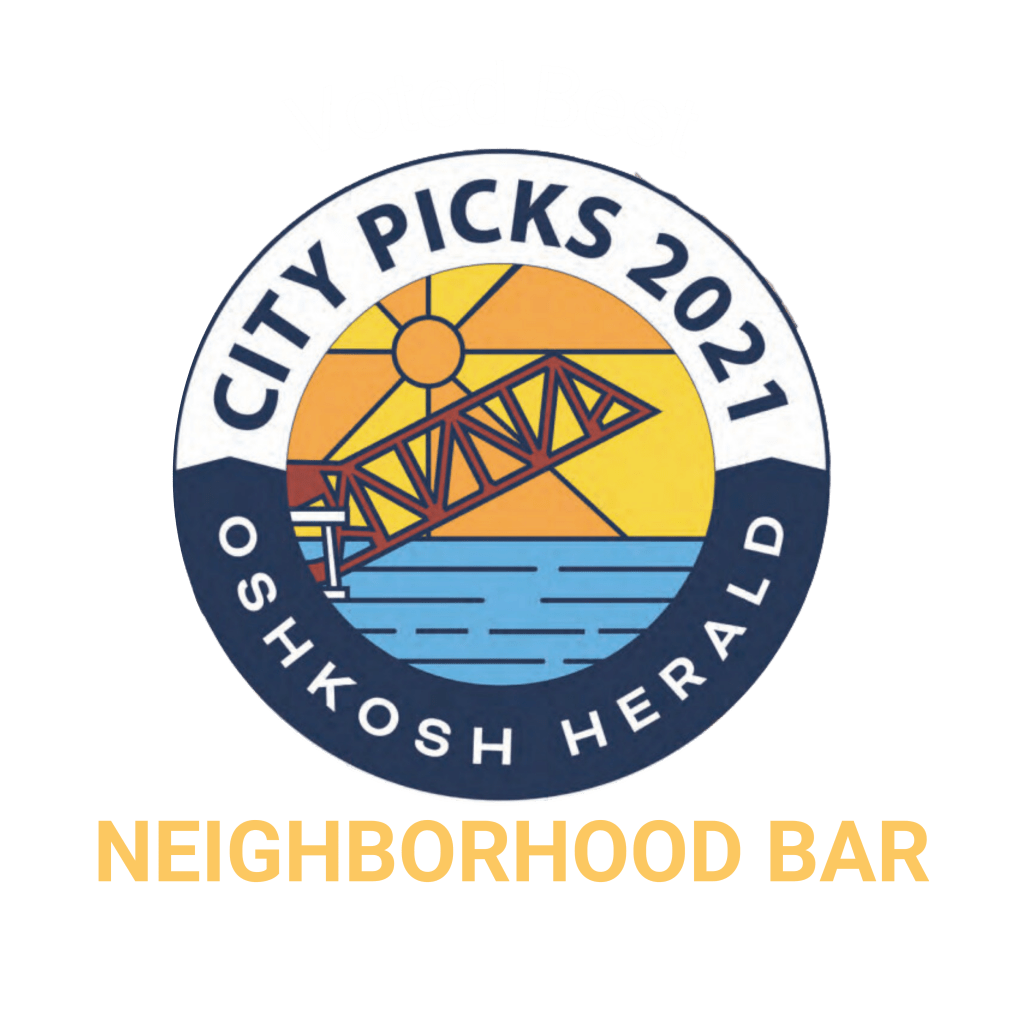 Jerry's Voted Best Neighborhood Bar (2021) in "Best of Oshkosh Awards"
