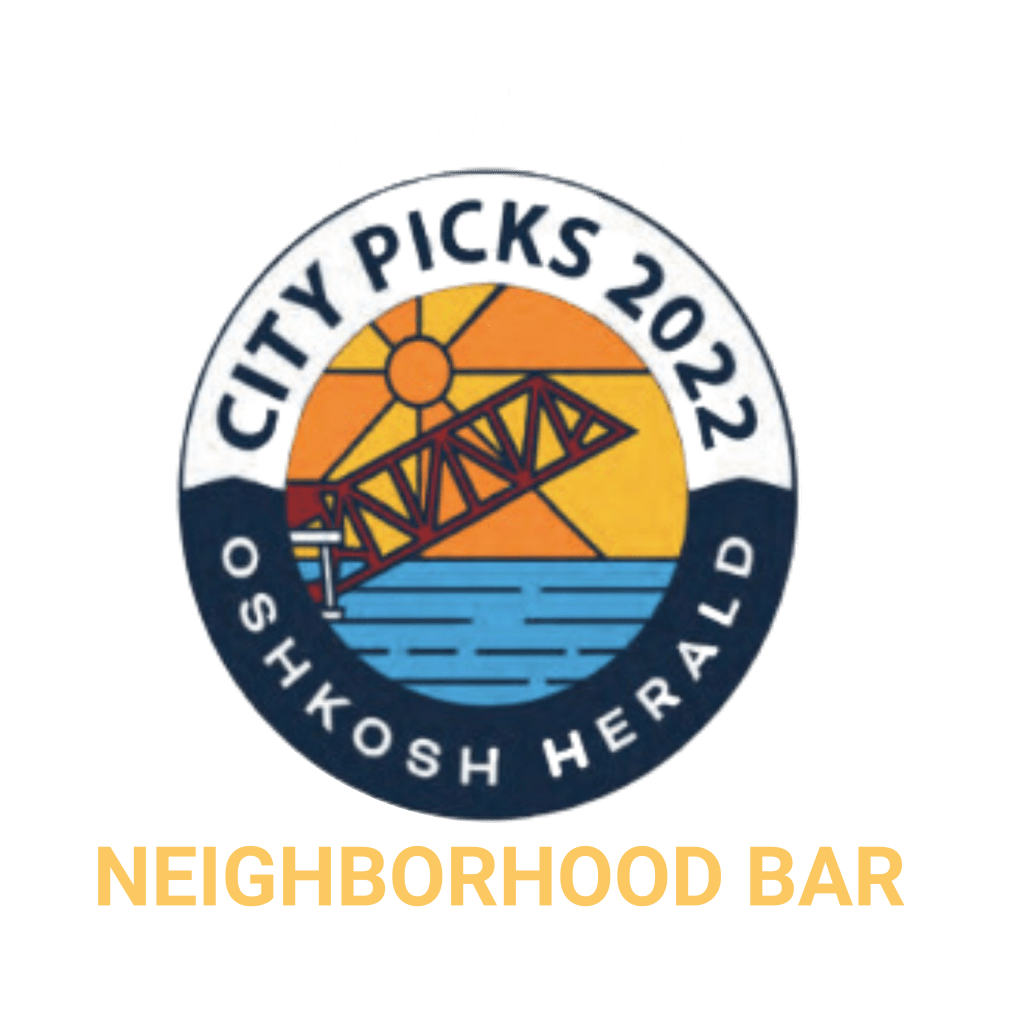 Jerry's Voted Best Neighborhood Bar (2022) in "Best of Oshkosh Awards"
